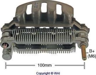 WAI IMR10048 - Выпрямитель, диодный мост, генератор www.autospares.lv