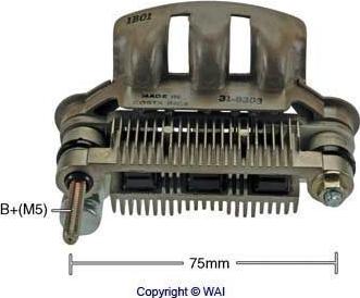 WAI IMR7544 - Taisngriezis, Ģenerators autospares.lv