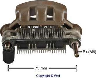 WAI IMR7554 - Taisngriezis, Ģenerators autospares.lv