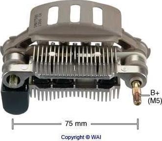 WAI IMR7580 - Выпрямитель, диодный мост, генератор www.autospares.lv