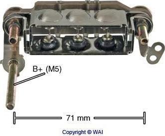 WAI IMR7113 - Taisngriezis, Ģenerators autospares.lv