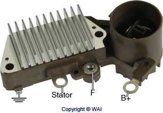 WAI IN438 - Ģeneratora sprieguma regulators www.autospares.lv