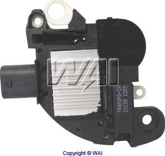 WAI IX138 - Ģeneratora sprieguma regulators autospares.lv