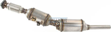 Walker 93093 - Сажевый / частичный фильтр, система выхлопа ОГ www.autospares.lv