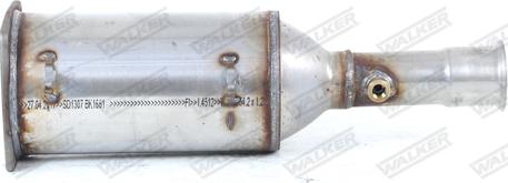 Walker 93009 - Сажевый / частичный фильтр, система выхлопа ОГ www.autospares.lv