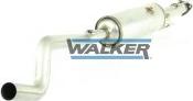 Walker 93020 - Nosēdumu / Daļiņu filtrs, Izplūdes gāzu sistēma www.autospares.lv