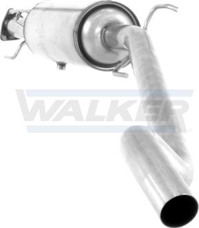 Walker 93020 - Сажевый / частичный фильтр, система выхлопа ОГ www.autospares.lv