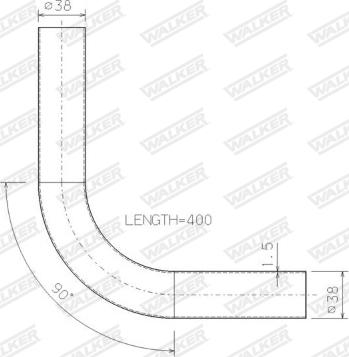 Walker 07009 - Izplūdes caurule www.autospares.lv