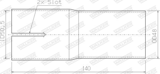 Walker 07108 - Izplūdes caurule www.autospares.lv