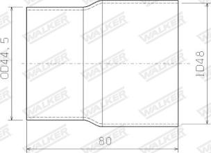 Walker 07113 - Izplūdes caurule autospares.lv