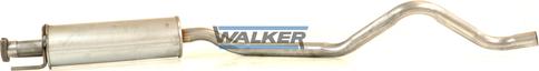 Walker 19959 - Vidējais izpl. gāzu trokšņa slāpētājs www.autospares.lv