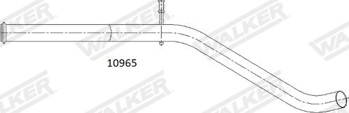 Walker 10965 - Izplūdes caurule www.autospares.lv