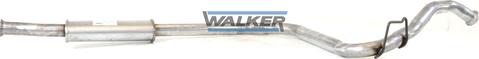 Walker 18055 - Vidējais izpl. gāzu trokšņa slāpētājs www.autospares.lv