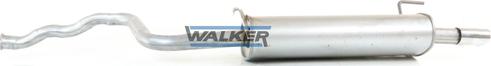 Walker 17862 - Izplūdes gāzu trokšņa slāpētājs (pēdējais) www.autospares.lv