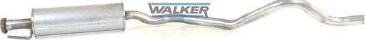 Walker 17348 - Vidējais izpl. gāzu trokšņa slāpētājs www.autospares.lv