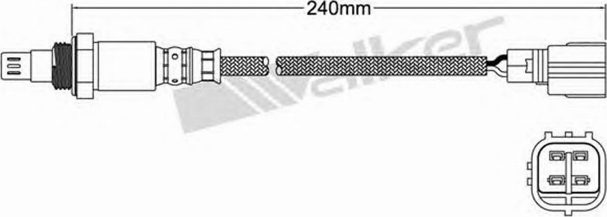 Walker 250-54008 - Lambda zonde autospares.lv