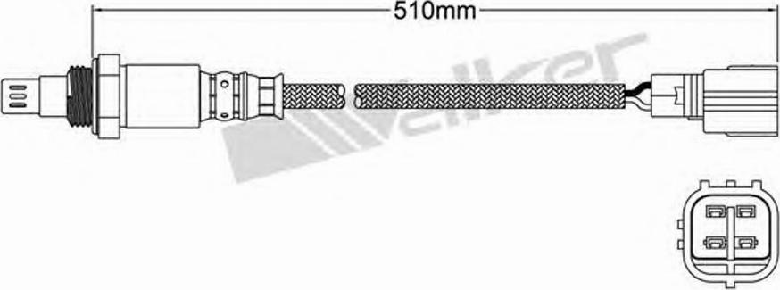 Walker 250-54007 - Lambda zonde autospares.lv