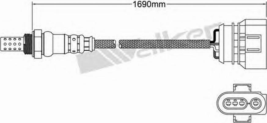 Walker 25024414 - Lambda zonde autospares.lv