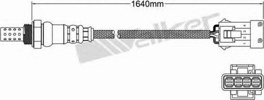 Walker 250-24410 - Лямбда-зонд, датчик кислорода www.autospares.lv