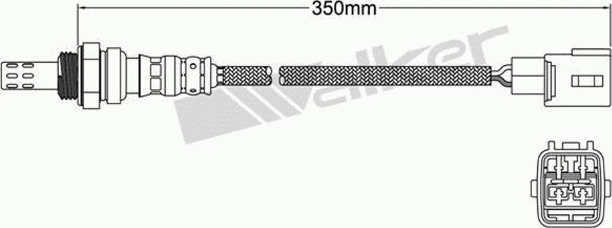 Walker 250-24489 - Лямбда-зонд, датчик кислорода www.autospares.lv