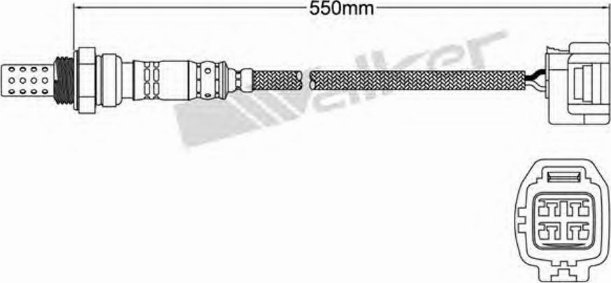 Walker 25024439 - Lambda Sensor www.autospares.lv