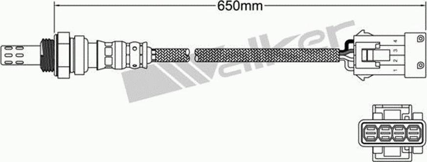 Walker 250-24546 - Лямбда-зонд, датчик кислорода www.autospares.lv