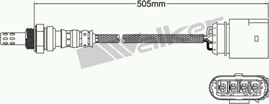 Walker 250-24560 - Lambda zonde www.autospares.lv