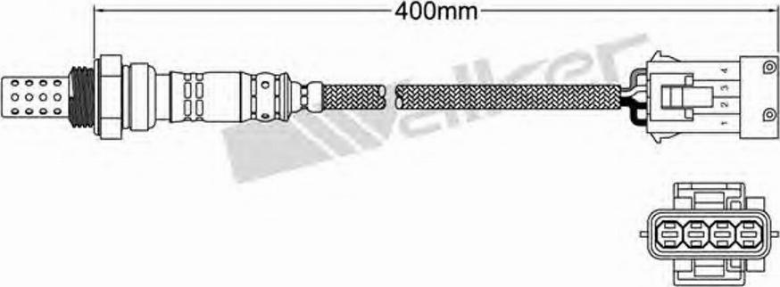 Walker 250-24536 - Лямбда-зонд, датчик кислорода www.autospares.lv