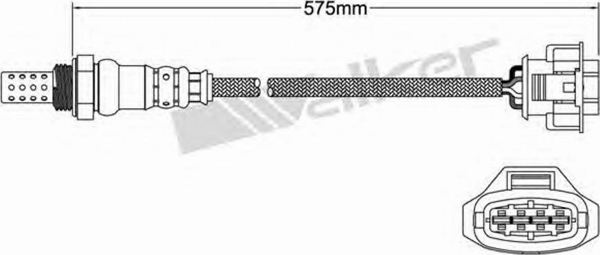 Walker 250-24648 - Лямбда-зонд, датчик кислорода www.autospares.lv