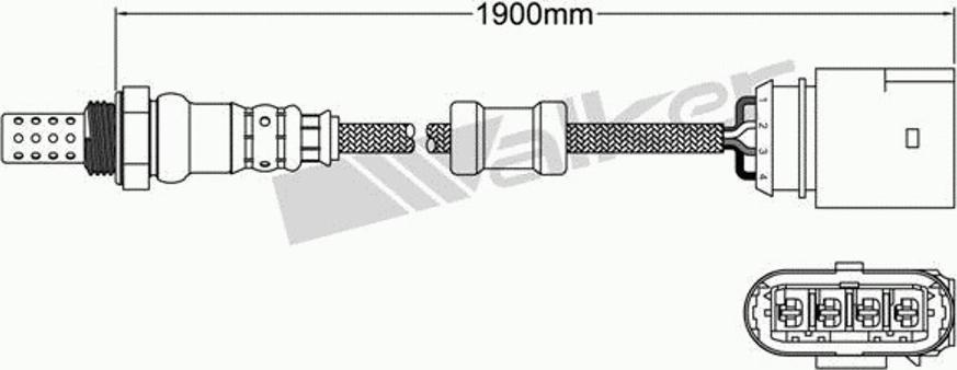 Walker 250-24689 - Lambda Sensor www.autospares.lv