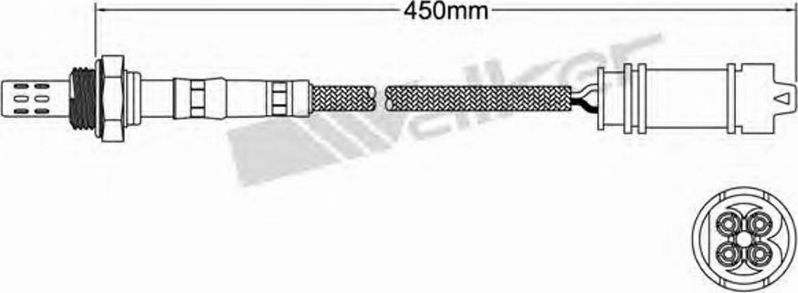 Walker 250-24638 - Lambda zonde www.autospares.lv