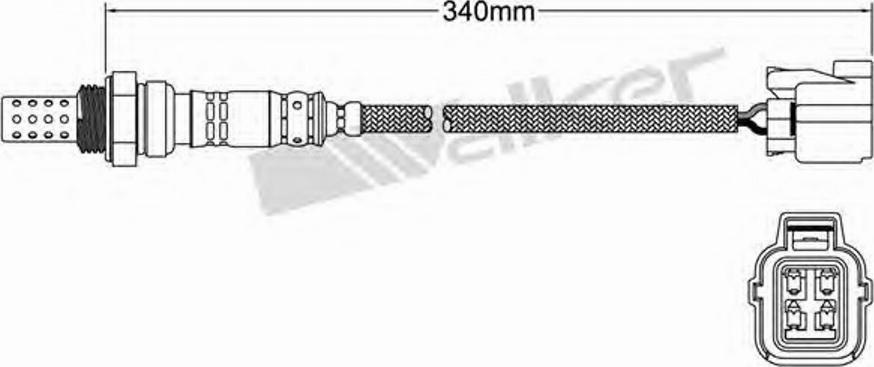 Walker 250-24620 - Lambda Sensor www.autospares.lv