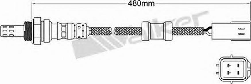 Walker 250-24067 - Lambda zonde autospares.lv