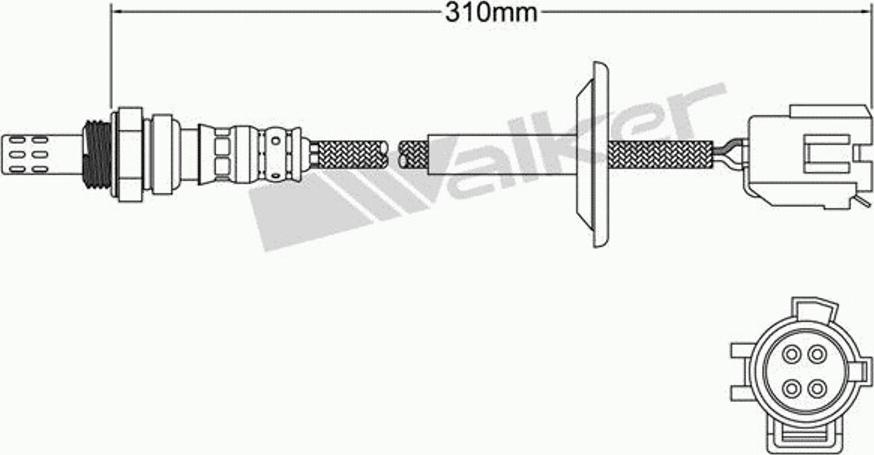 Walker 250-24081 - Lambda zonde www.autospares.lv