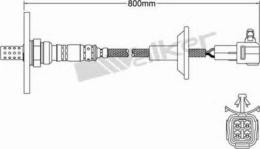 Walker 250-24152 - Lambda zonde autospares.lv