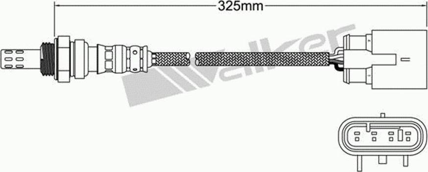 Walker 250-241003 - Lambda zonde autospares.lv