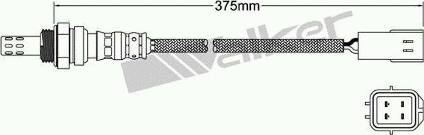 Walker 250-24183 - Лямбда-зонд, датчик кислорода www.autospares.lv