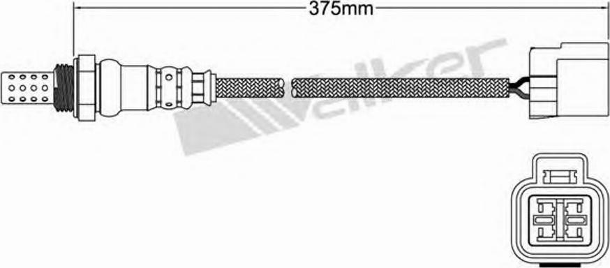 Walker 250-24349 - Lambda Sensor www.autospares.lv