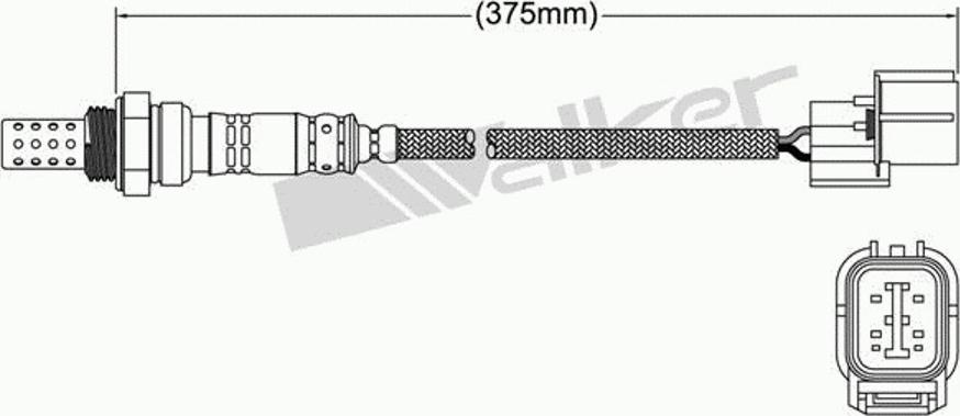 Walker 250-24308 - Lambda zonde autospares.lv