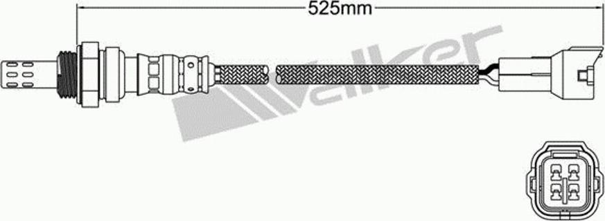 Walker 250-24291 - Lambda zonde autospares.lv