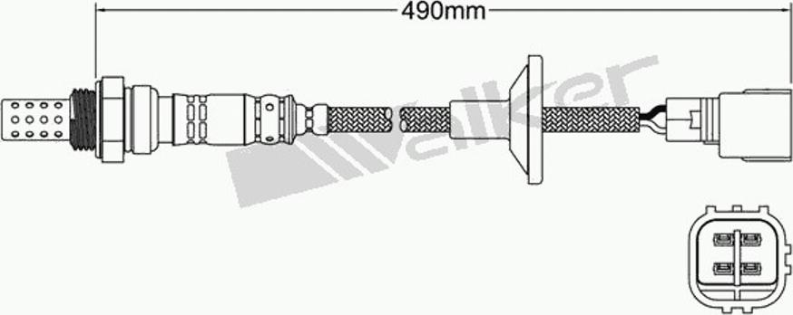 Walker 250-24298 - Lambda zonde autospares.lv