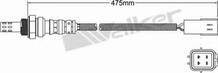 Walker 250-24741 - Лямбда-зонд, датчик кислорода www.autospares.lv