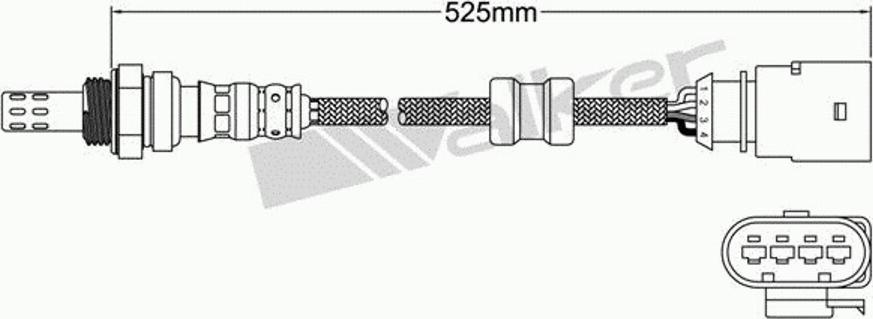 Walker 250-24753 - Lambda zonde autospares.lv