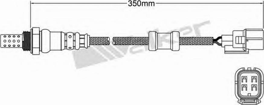 Walker 250-24786 - Лямбда-зонд, датчик кислорода www.autospares.lv