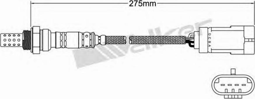 Walker 250-24781 - Lambda zonde www.autospares.lv