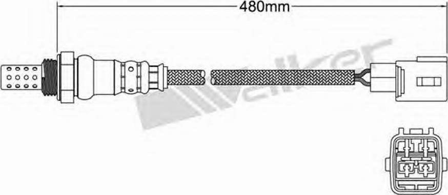 Walker 250-24777 - Лямбда-зонд, датчик кислорода www.autospares.lv