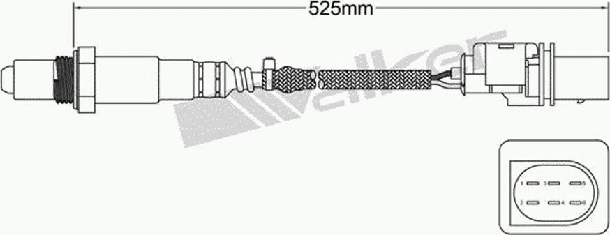 Walker 25025049 - Lambda zonde www.autospares.lv