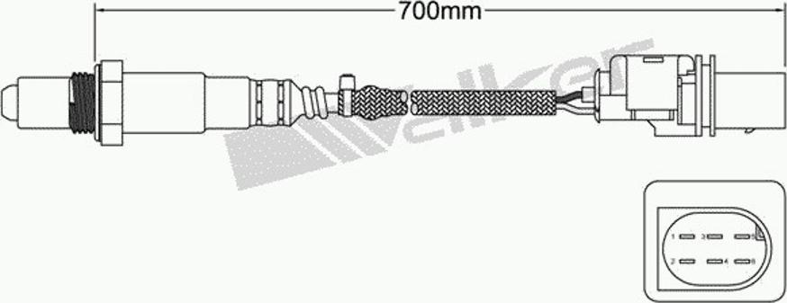 Walker 250-25044 - Lambda zonde www.autospares.lv