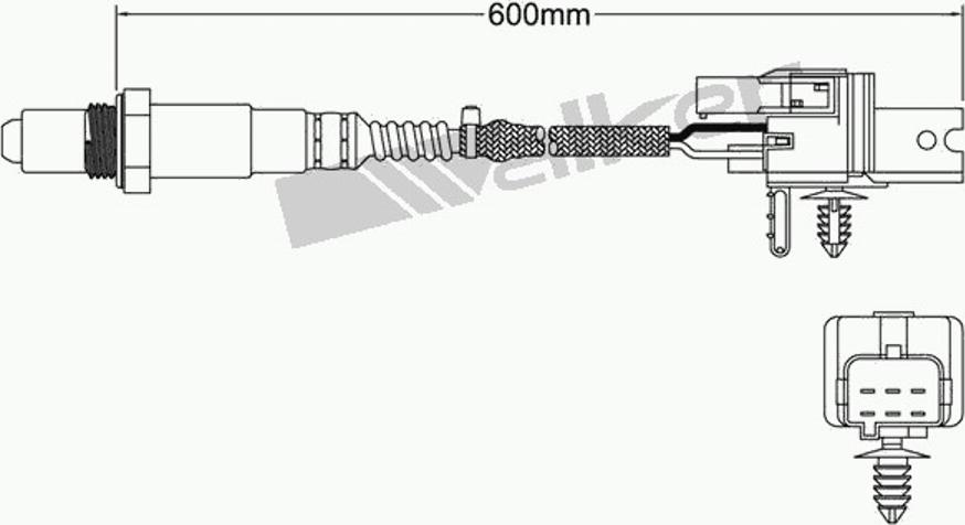 Walker 250-25005 - Lambda zonde autospares.lv