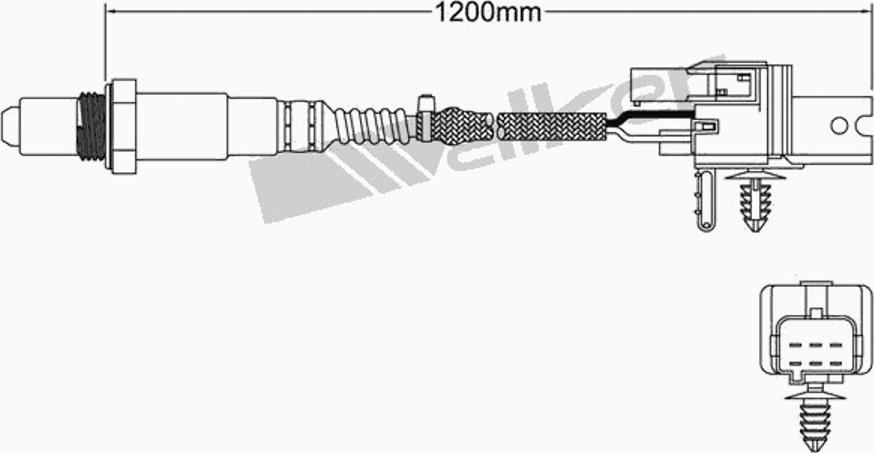 Walker 250-25006 - Lambda zonde www.autospares.lv